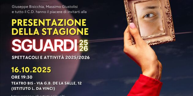 Buio in sala: al via la IV stagione “Sguardi”: nuova drammaturgia