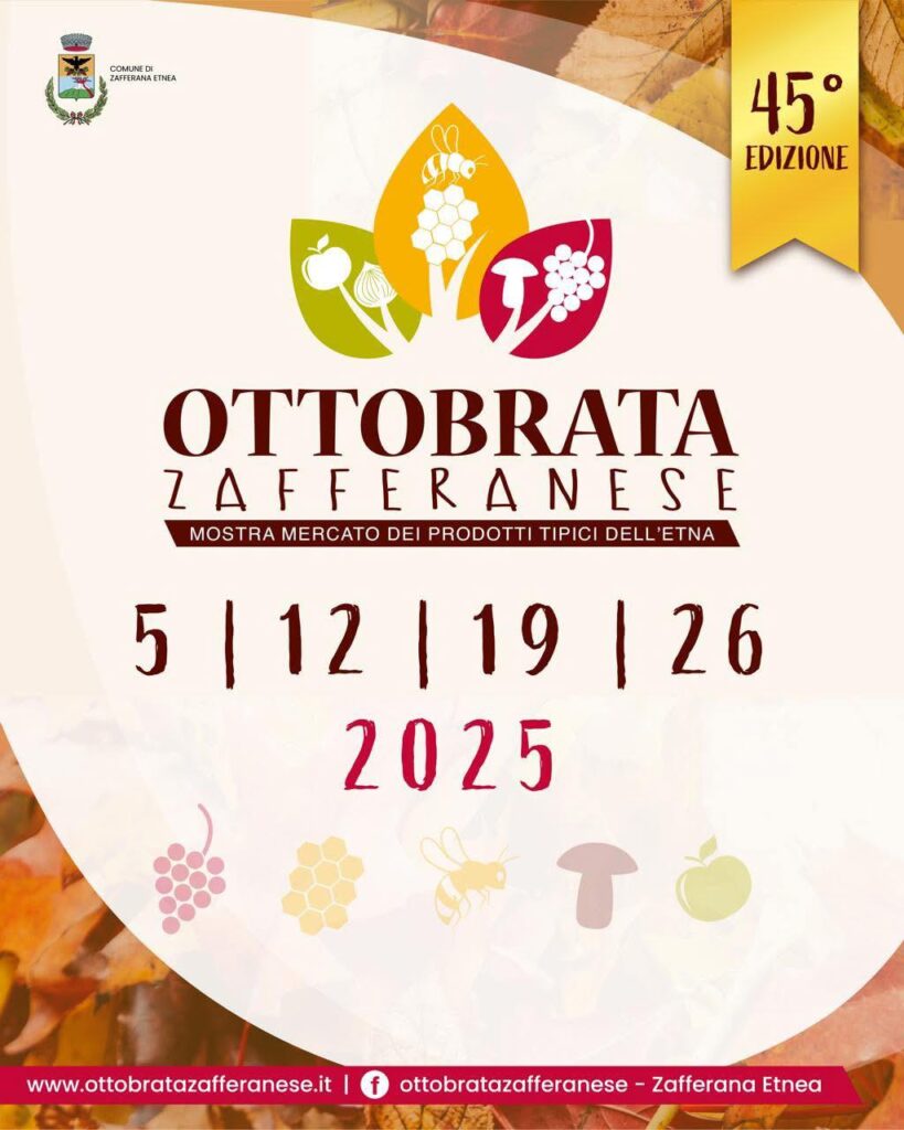 Ottobrata Zafferanese 2025 Locandina