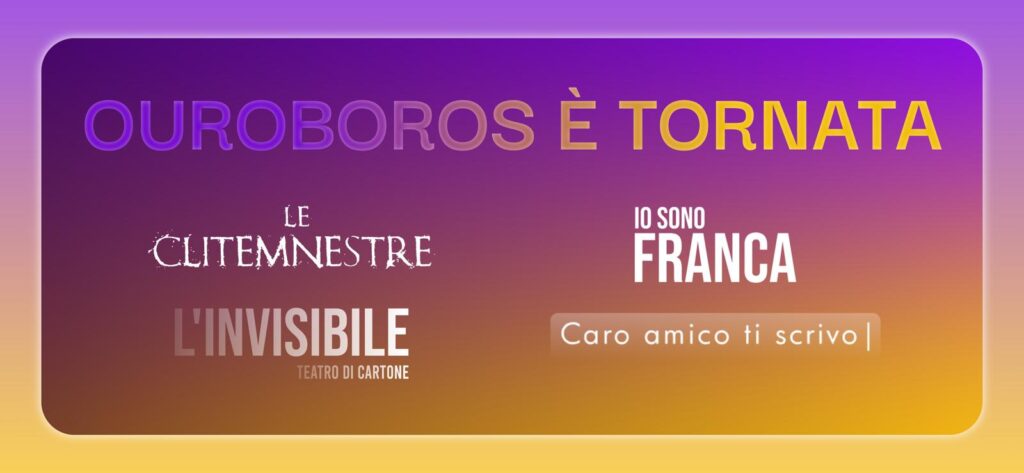 Ouroboros torna in scena: quattro nuove produzioni tra 2025 e 2026 accendono il teatro siciliano
