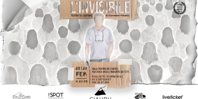“L’Invisibile”: al Teatro Sala De Curtis rivive l’anima del poeta Antonino Magazzù