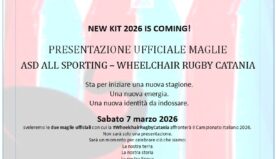 Wheelchair Rugby Catania: domani la presentazione ufficiale delle nuove maglie