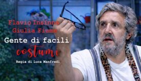 Flavio Insinna e Giulia Fiume, protagonisti superlativi all’ABC di Catania con “Gente di facili costumi”