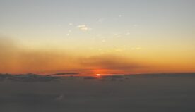 Più in alto delle nuvole: alba dalla Montagnola.