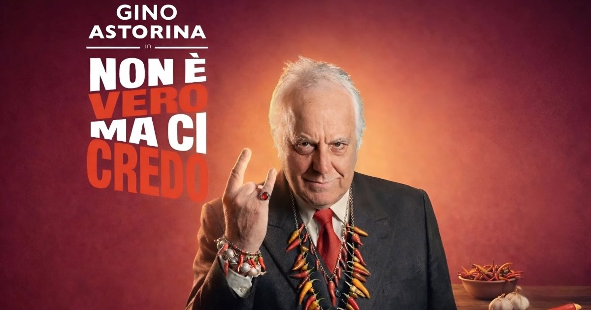 Gino Astorina protagonista di “Non è vero ma ci credo”: al Teatro Musco la chiusura di una stagione straordinaria