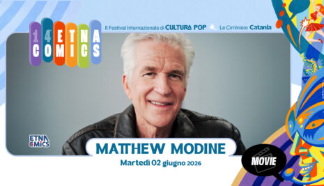 Matthew Modine ospite d’onore di Etna Comics 2026: il 2 giugno l’incontro con una leggenda del cinema internazionale