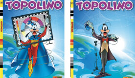 Topolino 3679 celebra Etna Comics 2026. Arriva la copertina variant dedicata a Pippo Baudo e ispirata al manifesto di Giorgio Carpinteri