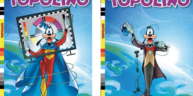 Topolino 3679 celebra Etna Comics 2026. Arriva la copertina variant dedicata a Pippo Baudo e ispirata al manifesto di Giorgio Carpinteri