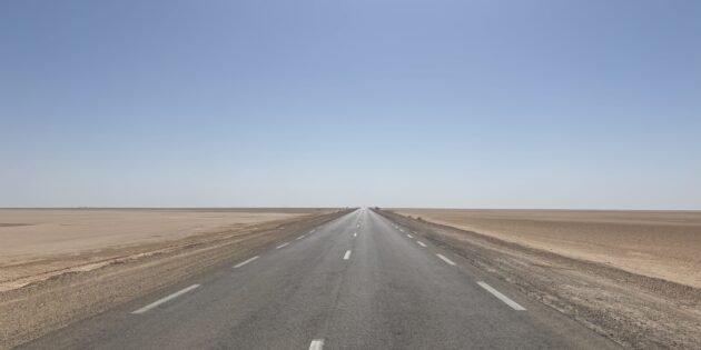 Chott El-Jerid: il lago salato dei miraggi in Tunisia.
