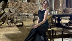 Lina Gervasi incanta il Teatro Antico di Taormina: il theremin apre la serata Dolce&Gabbana Alta Sartoria 2026